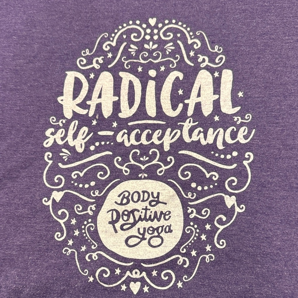 Radical Self-Acceptance Purple Tee